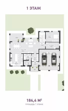 Lapino Garden. Купить дом площадью 340 м² на участке 15.06 соток в элитном коттеджном посёлке Lapino Garden на Рублёво-Успенском шоссе в 20 км от МКАД.